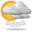 Patchy moderate snow